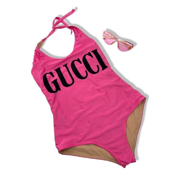 Gucci Other - GUCCI swimsuit & sunglasses set Authentic 
2019 Logo One-Piece